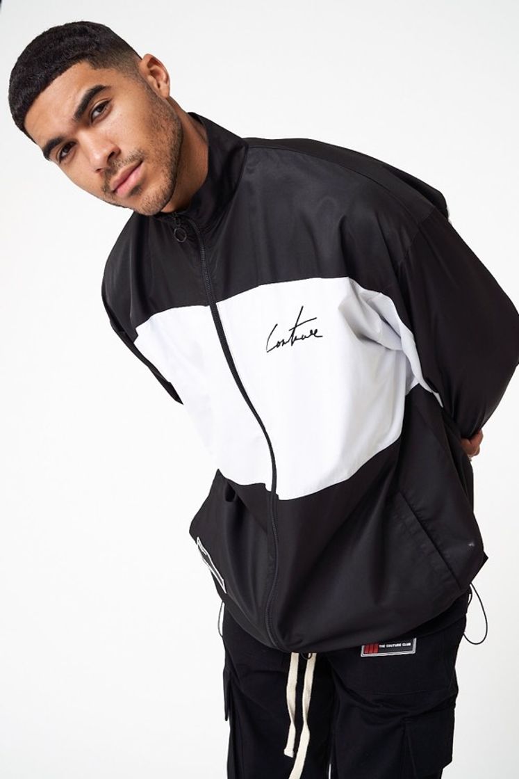 Social CONTRAST PANEL SHELL JACKET