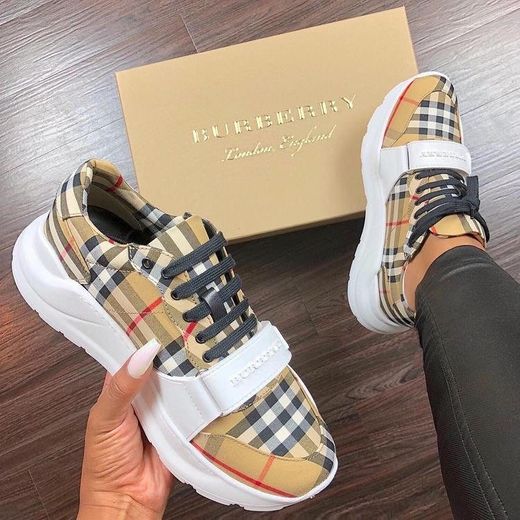 Burberry Vintage Check Cotton Sneakers