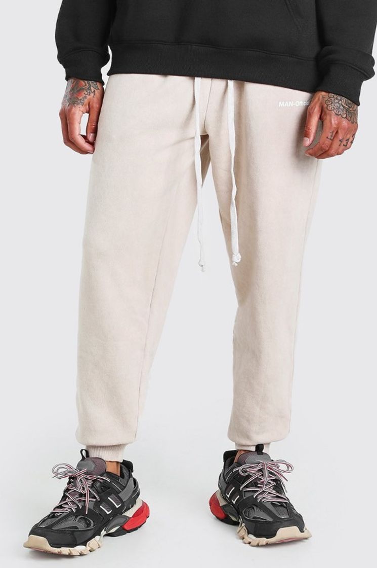 Social MAN Official Print Acid Wash Loose Fit Jogger