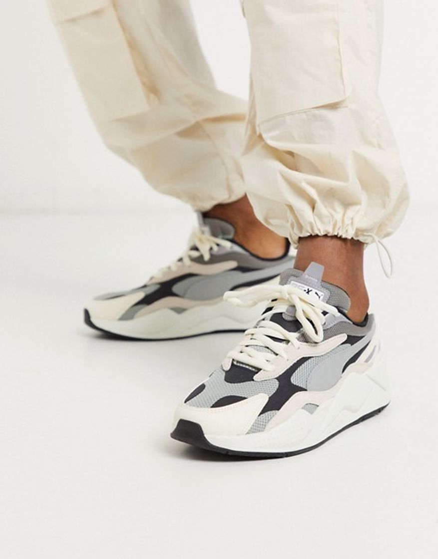 Moda Puma RS-X3 Puzzle trainers in off white