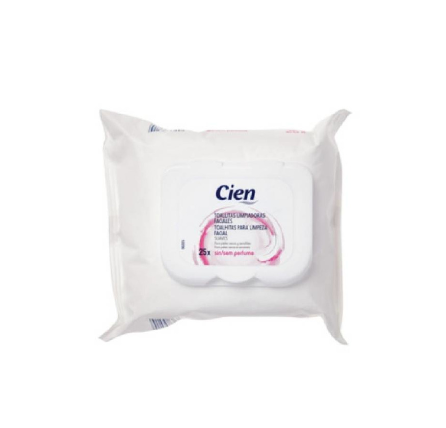 Product Cien Toalhetes Higiene facial com tampa