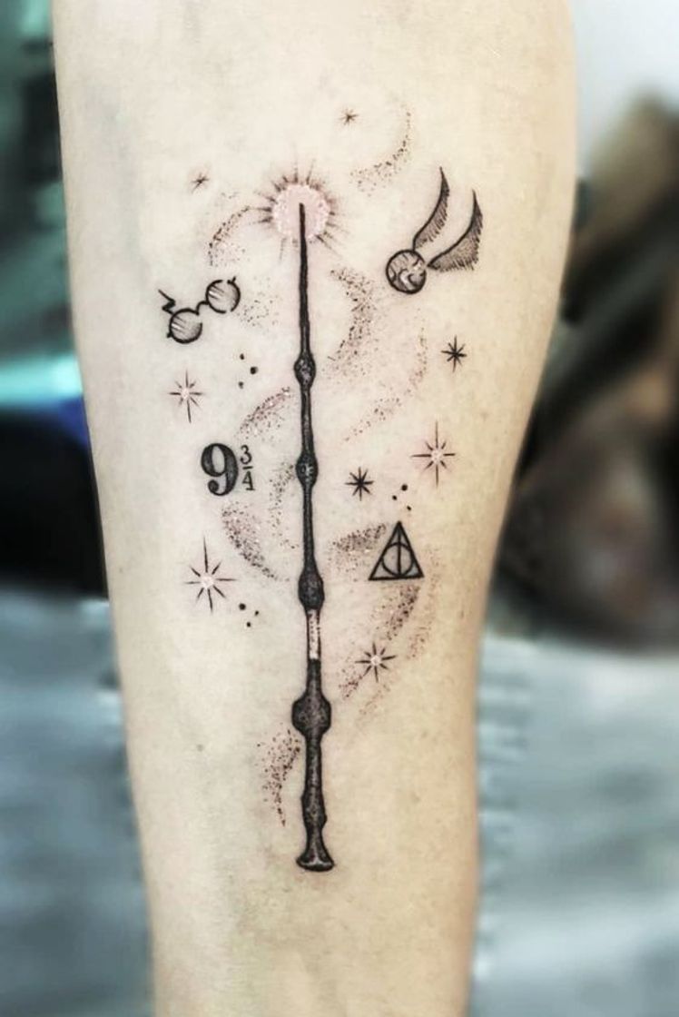 Moda Tatuagens Harry Potter 