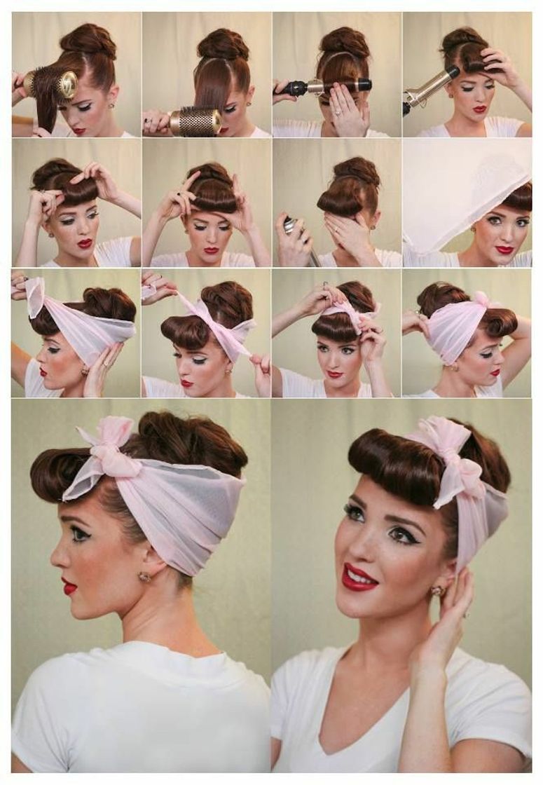 Fashion Pin up hair