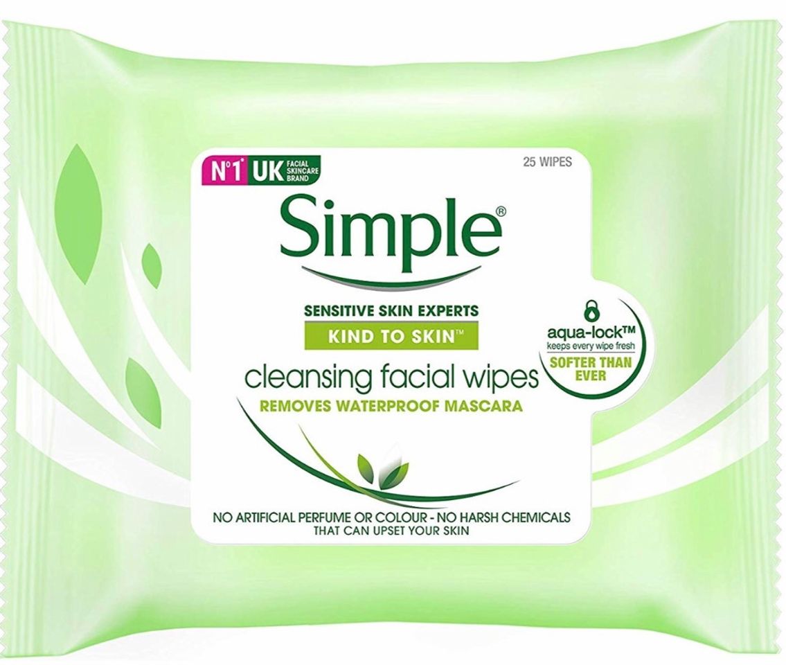 Social Simple Waterproof Cleansing Wipes