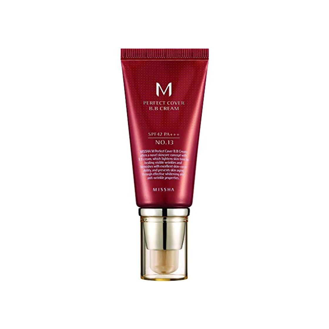 Belleza Crema hidratante con maquillaje y FPS 42/PA+++ Missha M Perfect Cover BB