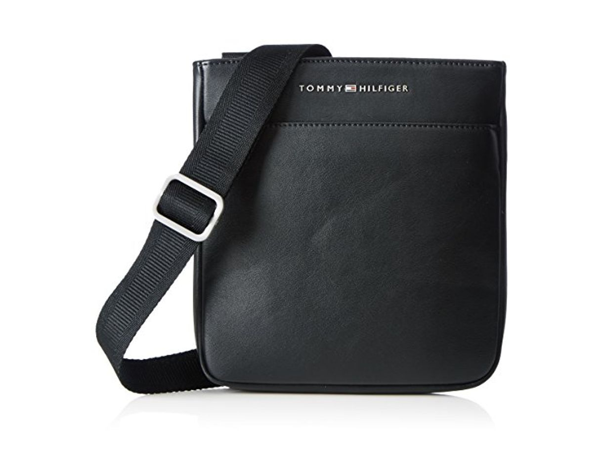 Productos Tommy Hilfiger TH City Mini Flat, Bolsa para Hombre, Negro