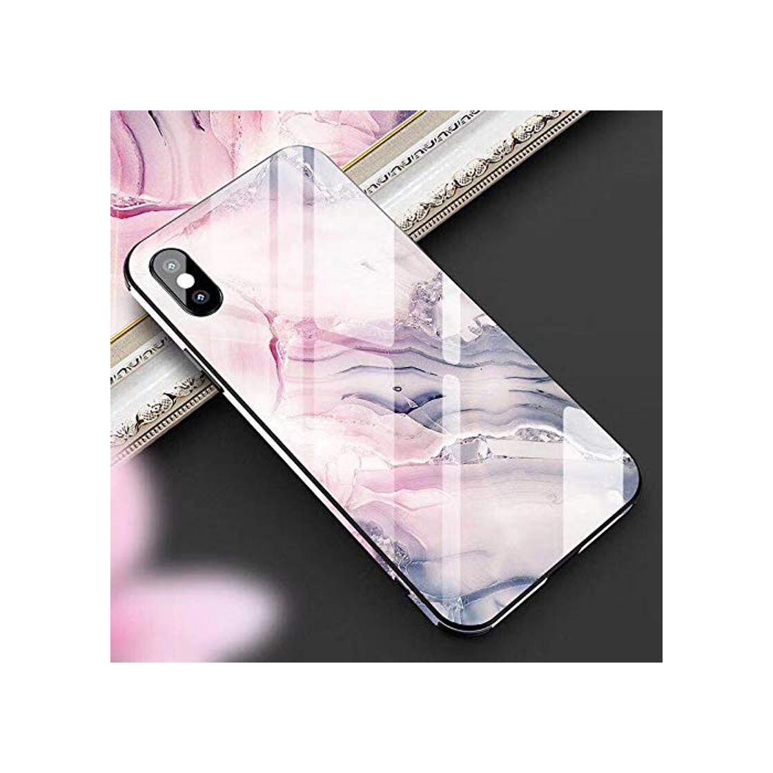 Products Cocomii Fancy Glass Marble Armor iPhone XR Funda Nuevo [Mármol Granito Abstracto]