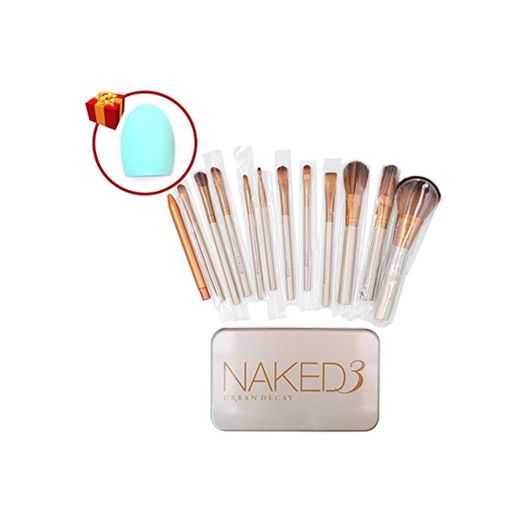 Naked 3 Makeup Cosmetic Brush Set 12 pcs *New for Christmas 2015*