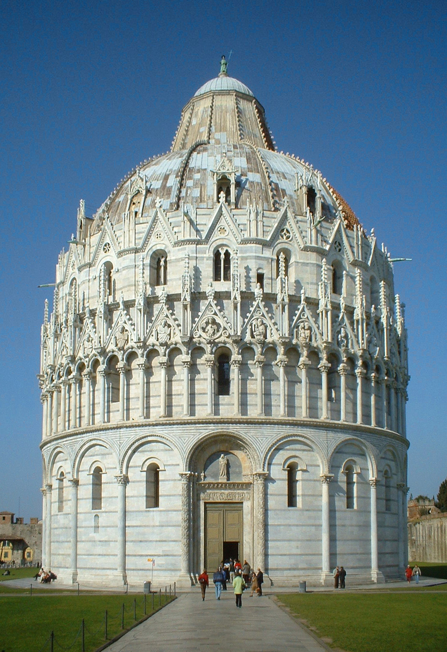 Lugar Battistero di Pisa