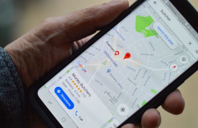 Moda Google Maps mostra os negócios afetados