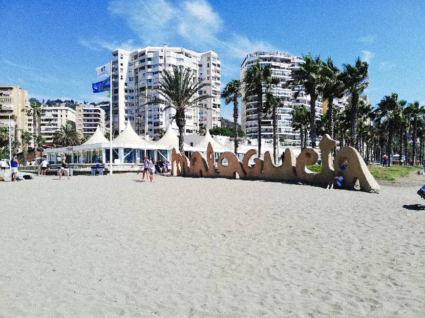 Lugar Playa de la Malagueta (Málaga)