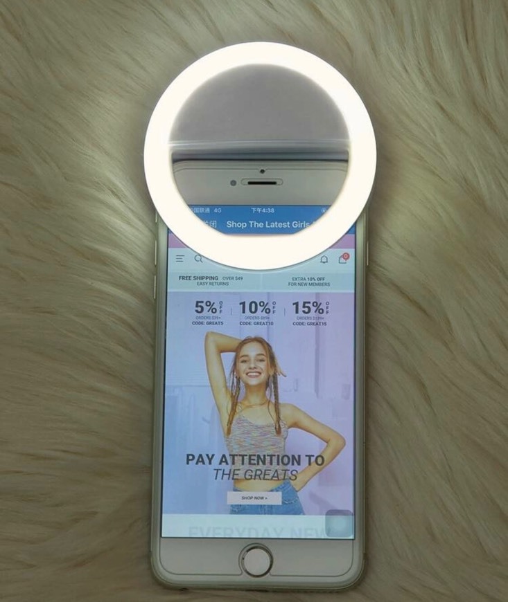 Product Phone light for selfies