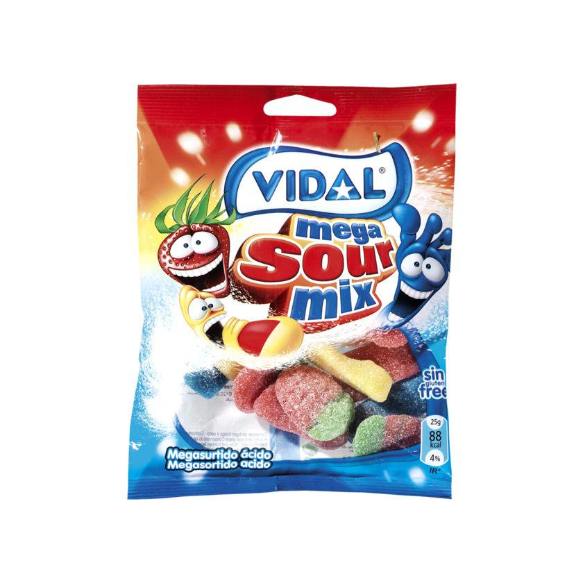 Producto Gomas ácidas vidal