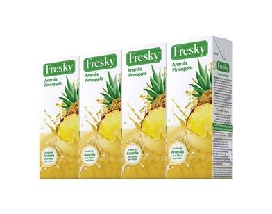 Bebida De Fruta Fresky Ananas 4X200ml