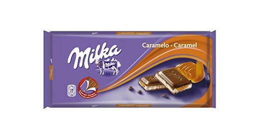 Milka - Tableta De Chocolate Leche Con Caramelo