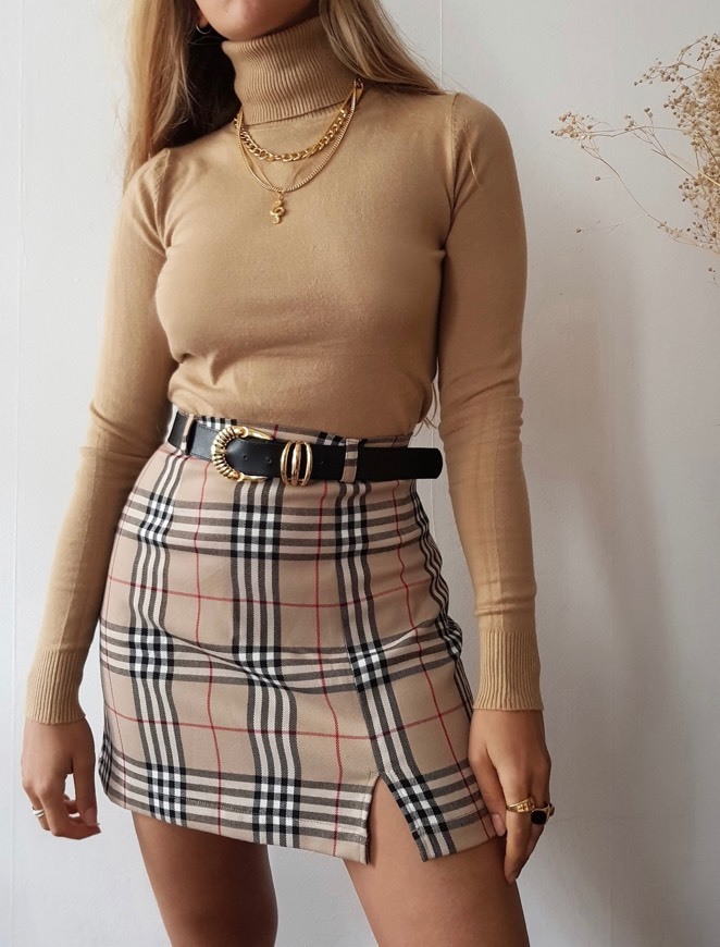 Moda PLAID CUTY SKIRT