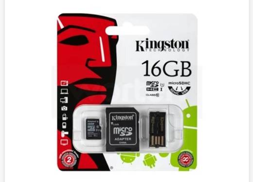 Cartão Memória MicroSD KINGSTON 16GB Mobility Kit