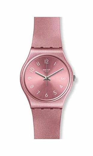 Swatch Reloj Analógico para Mujer de Cuarzo con Correa en Silicona GP161