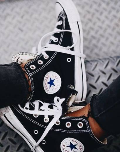 Converse Chuck Taylor All Star Hi, Zapatillas Altas Unisex adulto, Negro