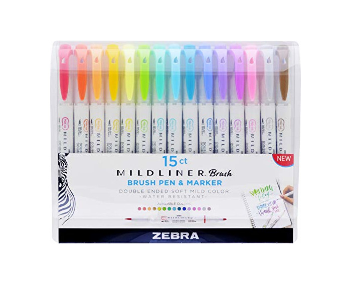 Product Zebra Mildliner - Juego completo de 25 colores