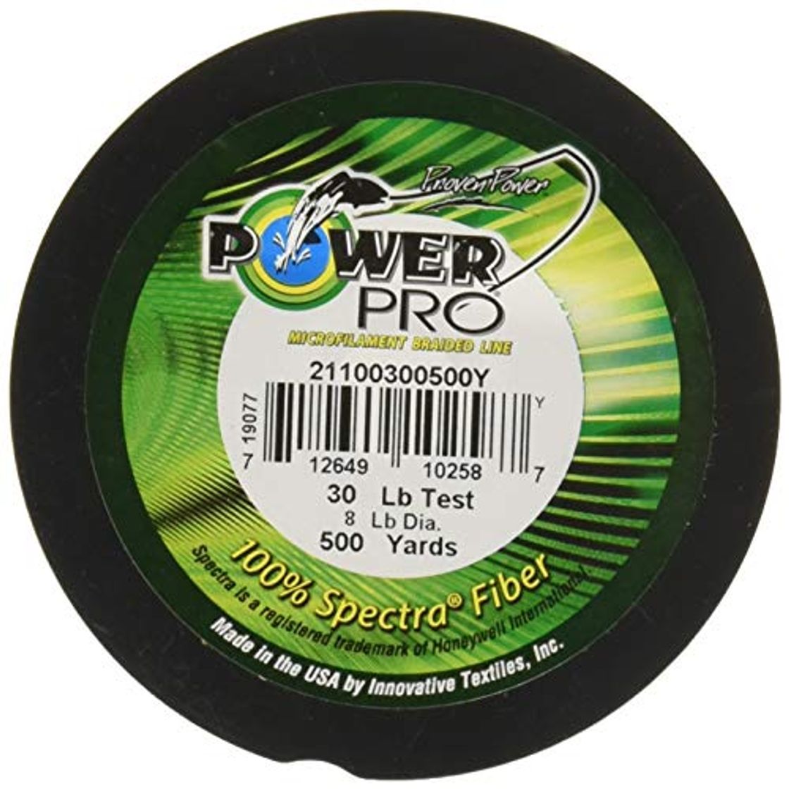 Products PowerPro Spectra Braided Fishing Line Pesca, Unisex Adulto, Amarillo de Alta Visibilidad,