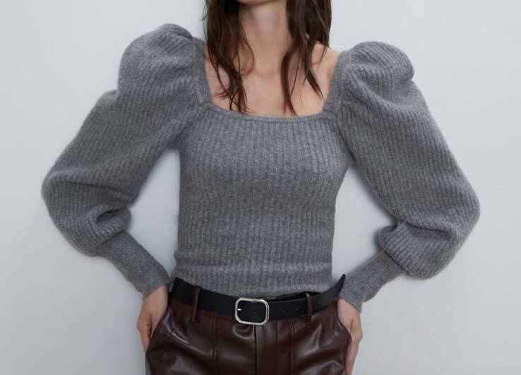 Moda ZARA - SWEATER DE MALHA COM LÃ