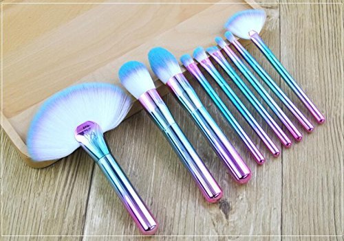 Beauty Herramientas de Maquillaje Populares Instrumento d 9Pcs Herramienta de Maquillaje Soft Blush
