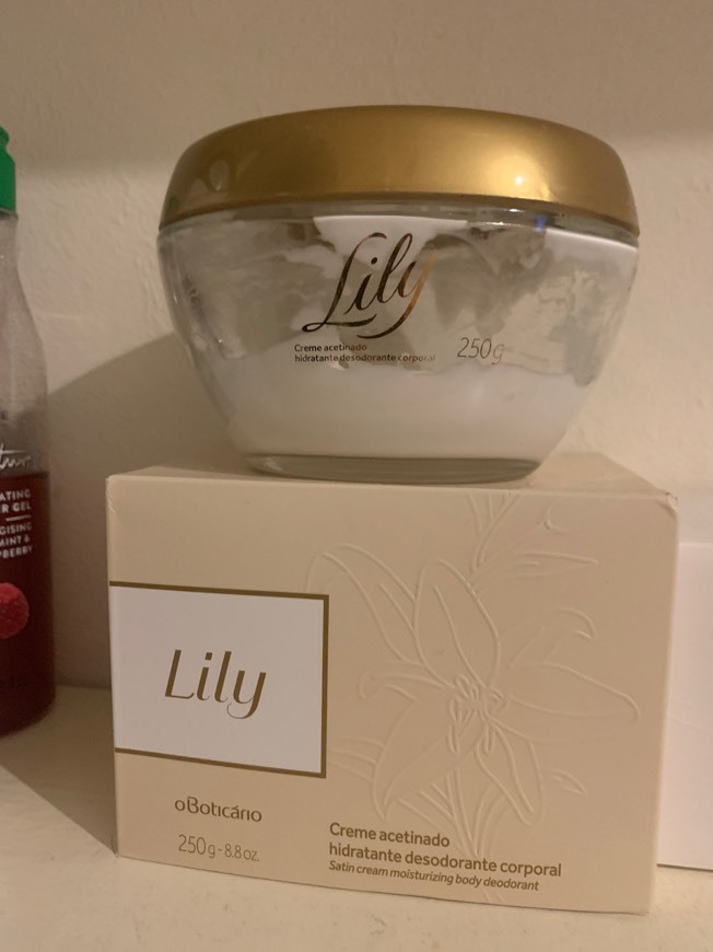 Social O Boticario Lily Essence Cream Satin Body Moisturizer [Lily Creme Acetinado Hidratante