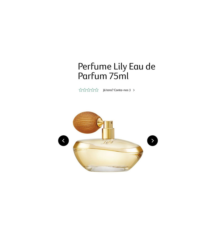 Product Perfume Lily