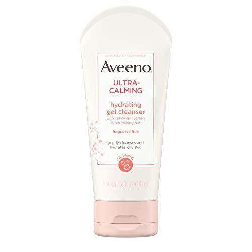 Beauty Aveeno - Limpiador facial de gel hidratante para pieles secas y sensibles