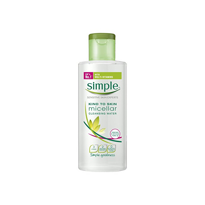 Belleza Agua micelar desmaquillante"Kind to Skin" de Simple