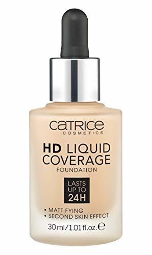Catrice hd foundation sand beige 030 coverage liquid 30 ml.