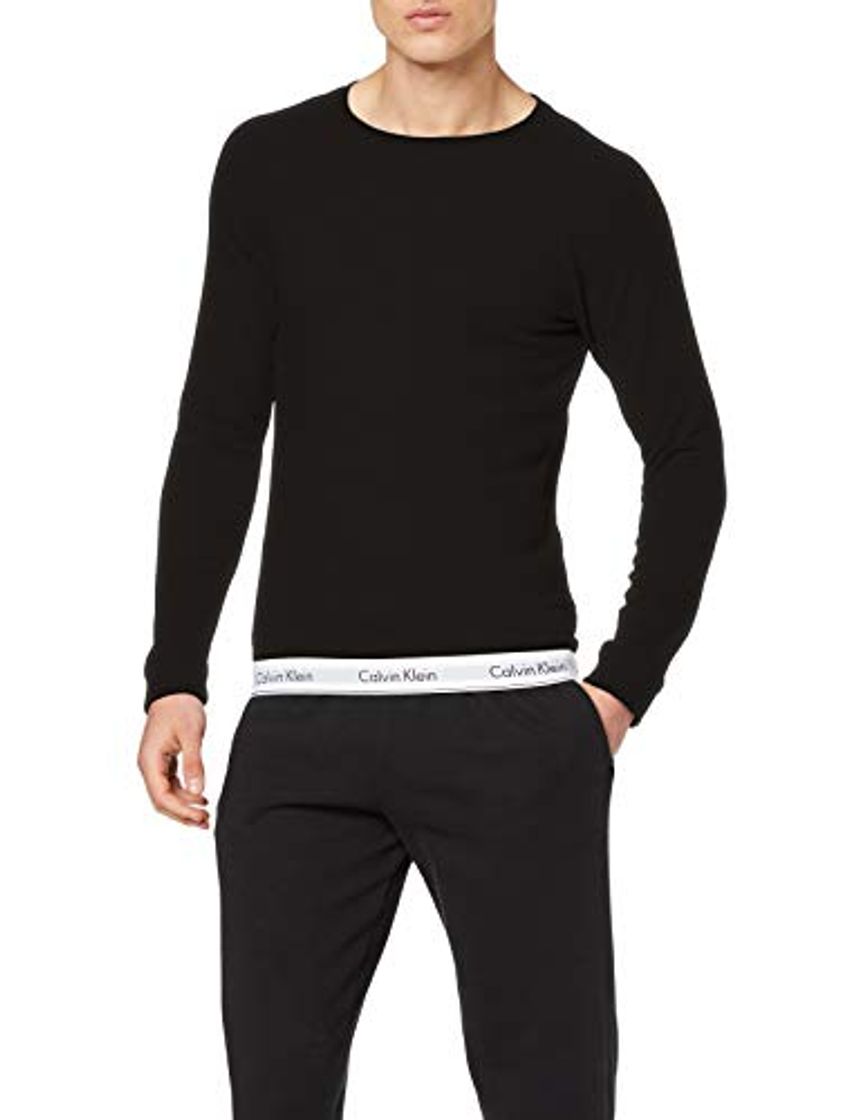 Fashion Calvin Klein SS - Modern Cotton Sudadera, Negro