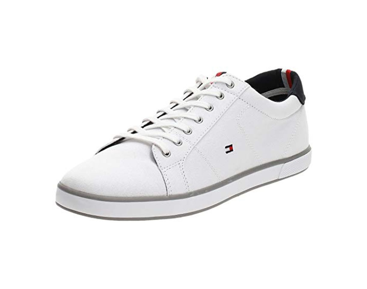 Social Tommy Hilfiger H2285arlow 1d, Zapatillas para Hombre, Blanco