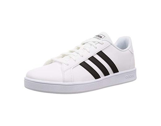 Adidas - Zapatilla Casual Junior Grand Court k - Blanco