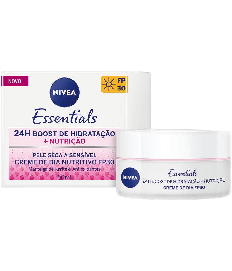 Moda Creme de Dia Essentials Nutritivo FP30, NIVEA