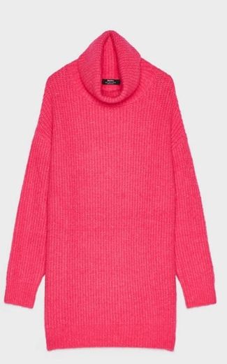 Jersey oversize fucsia Bershka