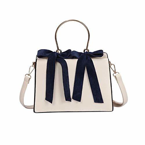 Productos Fonxoy-Shoulder Bags Mujeres Niñas Bolso de cuero Bowknot Bolso de hombro Bolso