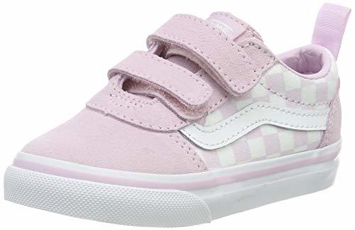 Social Vans Ward V-Velcro Suede, Zapatillas Unisex bebé, Rosa