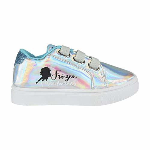 Social Artesania Cerda Deportiva Baja Frozen 2, Zapatillas para Niñas, Gris