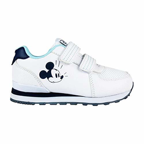 Producto Artesania Cerda Deportiva Clásica Mickey, Zapatillas para Niños, Blanco