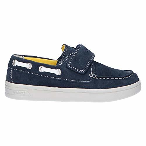 Social Geox J Djrock C, Mocasines para Niños, Azul