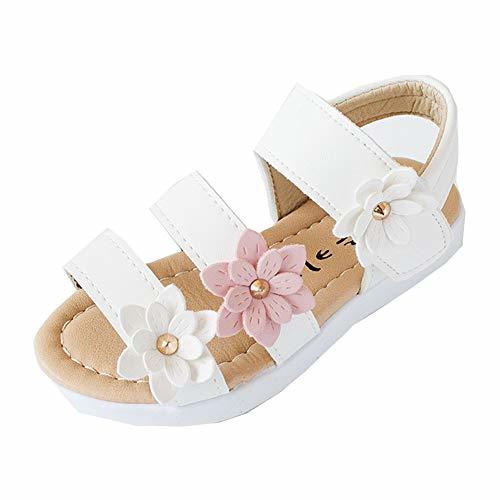 Product Chickwin Sandalias Niña Niños para Verano, Cómodo Zapatos Princesa Breathable Casual Encantador