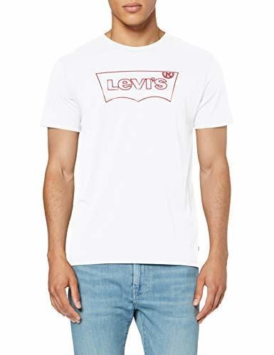 Levi's Housemark Graphic tee Camiseta, Blanco