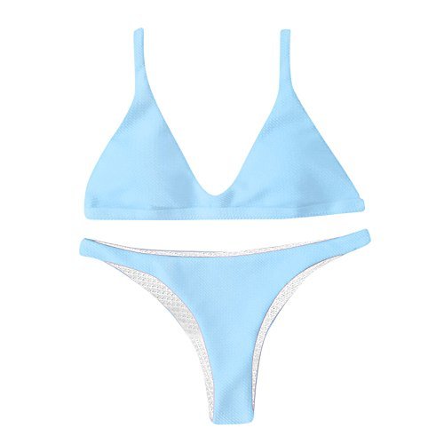 Product Bañador para Mujer,Bikini con Tirantes Cruzados Bikini Push-up Bra Mujeres Bandeau Vendaje