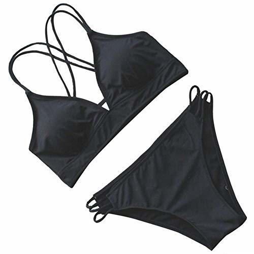 Wymw New Cross Bikinis Traje De Baño para Mujer Traje De Baño