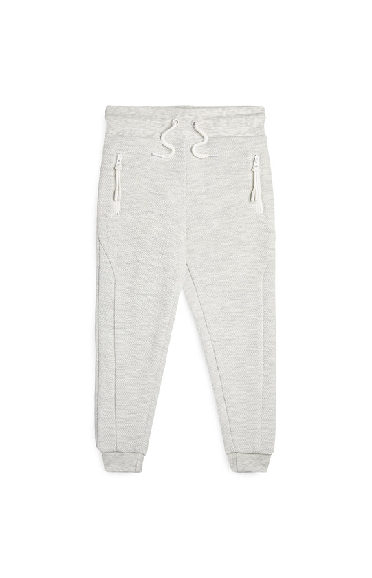 Producto Pantalón de chándal de piqué gris para niño pequeño