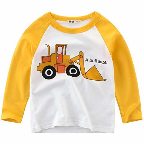 Place Oyoden Camisetas Manga Larga Niños Dibujos Animados Tops Algodón Blusa 1-8 Años