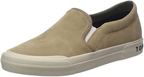 Lugares Tommy Hilfiger Heritage Suede Slip On Sneaker, Zapatillas para Hombre, Beige