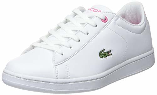 Social Lacoste Carnaby EVO BL 2 SUJ, Zapatillas Unisex Niños, Blanco